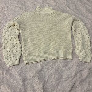 Universal Thread Cream Cowl Neck Sweater